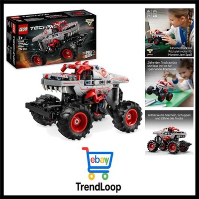 Lego Monster Jam ThunderROARus Spielzeug Monstertruck Rückziehfunktion Gesche...