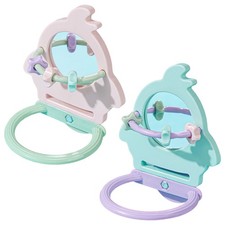 1pc Bird Mirror with Perch Bird Toys for Parrots Budgies Parakeets Cockatiels