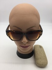 Yves Saint Laurent Tortoise Designer Sunglasses 53-20-143 Brown Lens