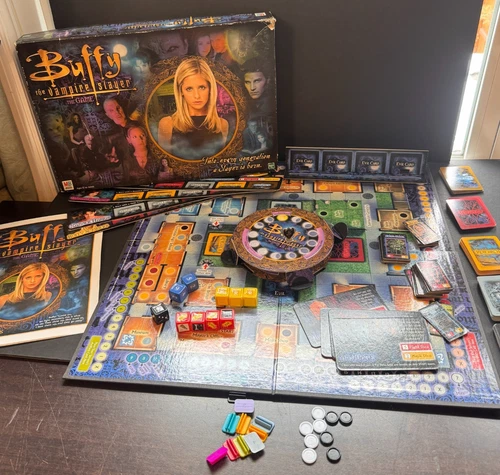 VTG Buffy the Vampire Slayer Board Game Milton Bradley Hasbro COMPLETE