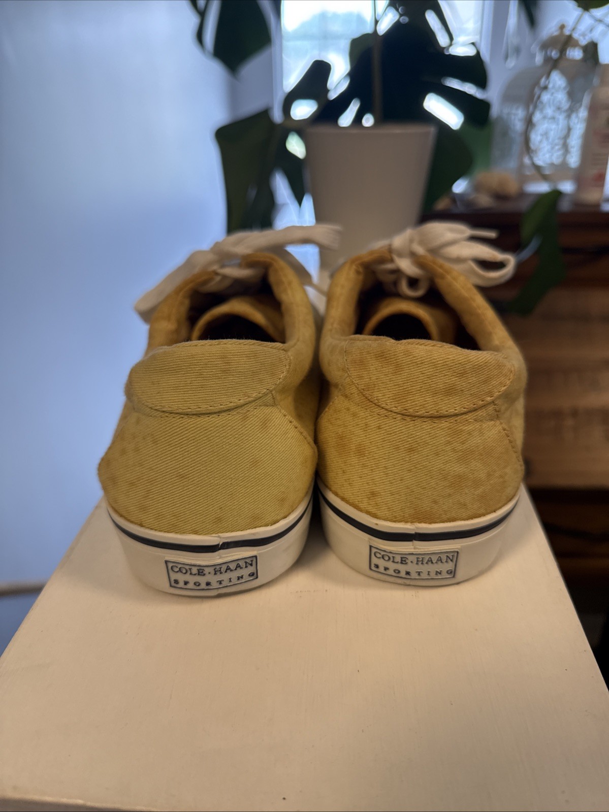 SAOLA Scarpe casual uomo Cole Haan gialle taglia 10 1 2