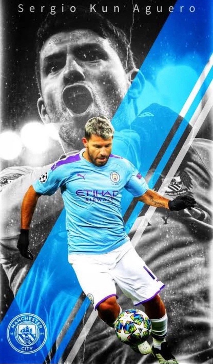 Maillot Domicile Manchester City Signé Sergio Agüero #10 - Certificat Beckett (BAS)