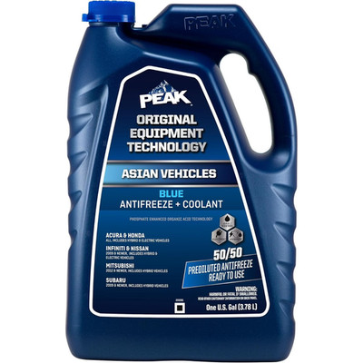 OET Extended Life Blue 50/50 Prediluted Antifreeze/Coolant for Asian Vehicles, 1