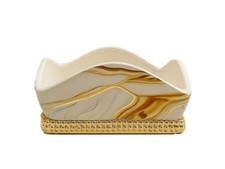 GIARDINI DI MARZO LINEA MARGOT MARMO GOLD PORTATOVAGLIOLI