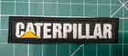 Caterpillar Iron On Sew Embroidered Patch  4" x 1"
