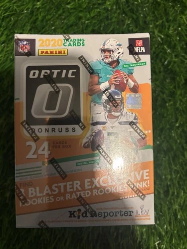 Panini Donruss Optic 2020 Football Blaster Box (24 Cards, Purple Shock...