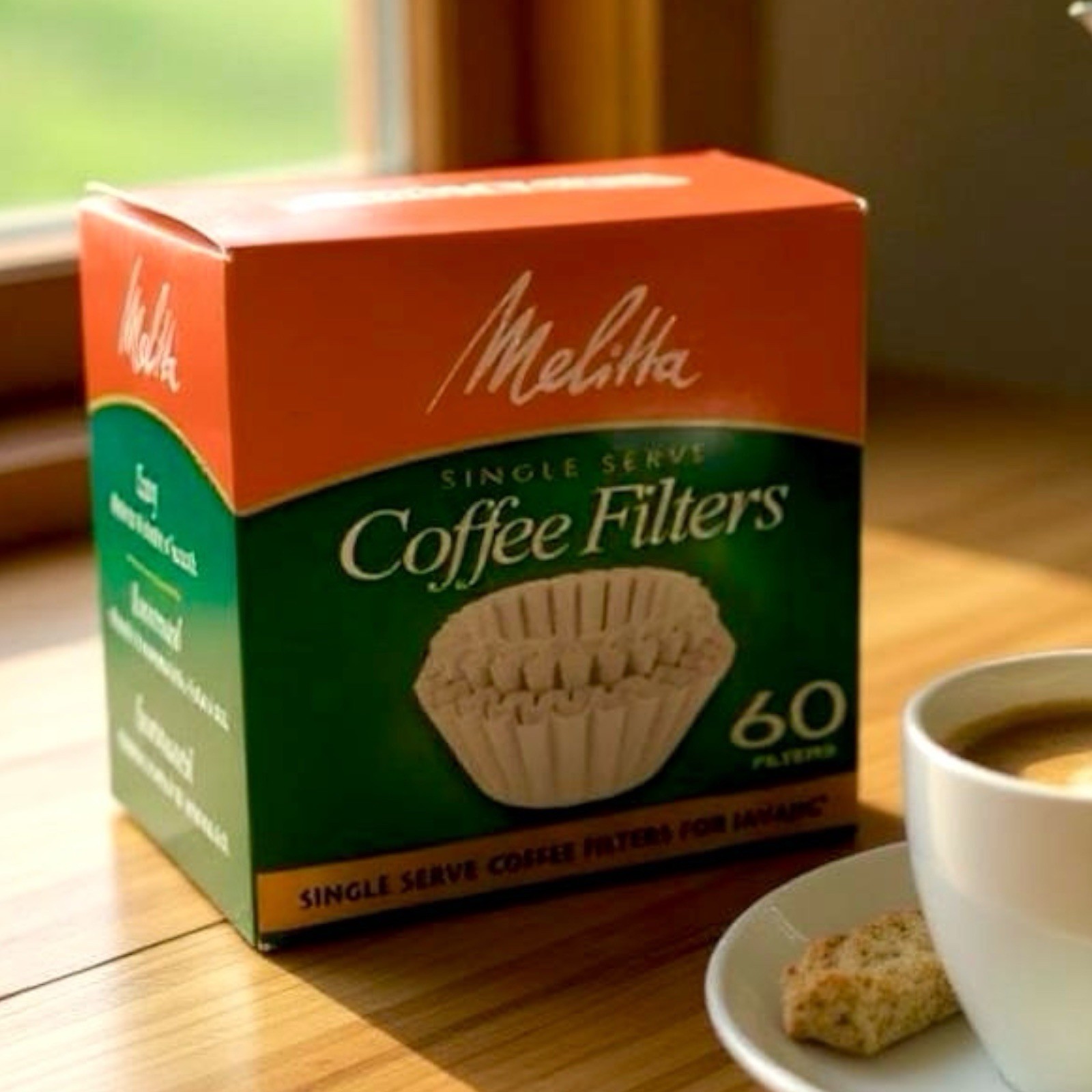 Melitta JavaJig Single Serve Replacement Coffee Filters 60 C