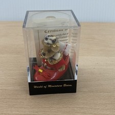 WORLD OF MINIATURE BEARS 1.5" TEDDY BEAR 1025 MEGAN BECKY WHEELER