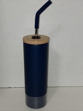 24 Oz Tumbler Members Mark Stainless Steel Navy New 9  x 3  