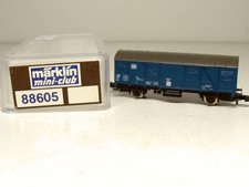 Märklin Mini-Club Spur Z 88605 gedeckter Güterwagen 945 5 753 DB blau OVP