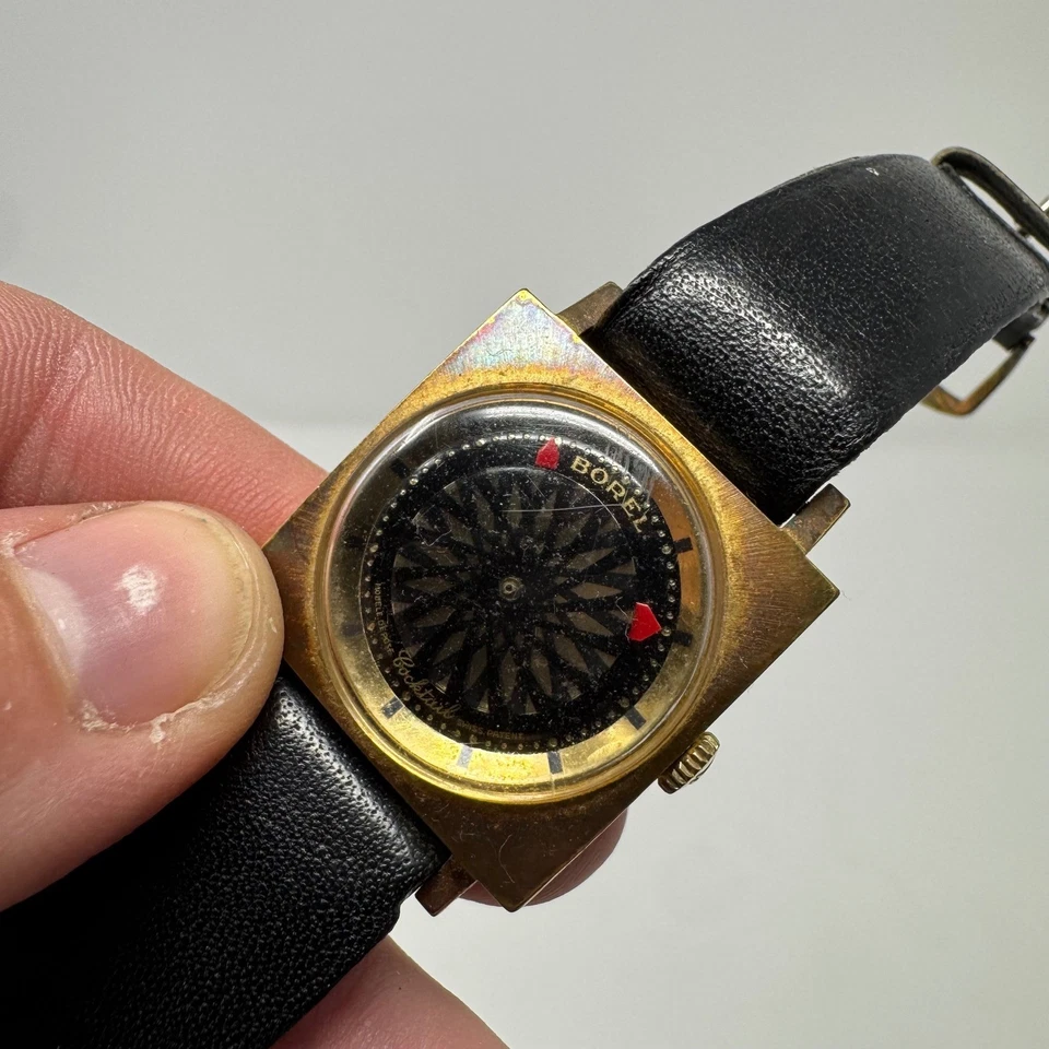 Reloj Pulsera Hombre Vintage Años 50 1960 Ernest Borel Cóctel Caleidoscopio DEFECTOS Foto 2 de 4