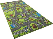 Race Car Track Rug Play Mat for Toddlers Kids Carpet Road Toy Track Floor Medium