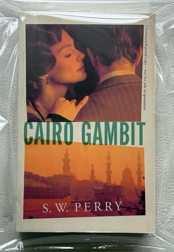 CAIRO GAMBIT S.W. Perry 2025 Corvus UNCORRECTED BOUND PROOF ARC Rare Thriller - Picture 1 of 8