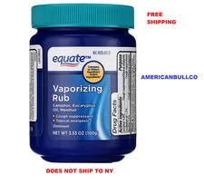 Equate Vaporizing Rub Ointment, 3.53 oz