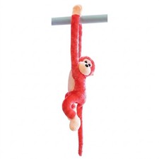 Funny Monkey With Sound 27" Soft Plush Pink