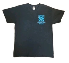 Hawaiian Island Creations Shirt Mens Size Large Black Blue Graphic HIC 