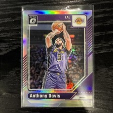 2024-25 Panini Optic Anthony Davis #207 Silver Holo Prizm