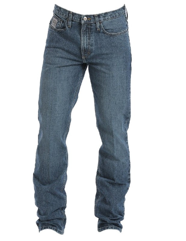 Cinch Western Denim Jeans Men Silver Label 38 x 30 Med Wash MB98034001 CLEARANCE