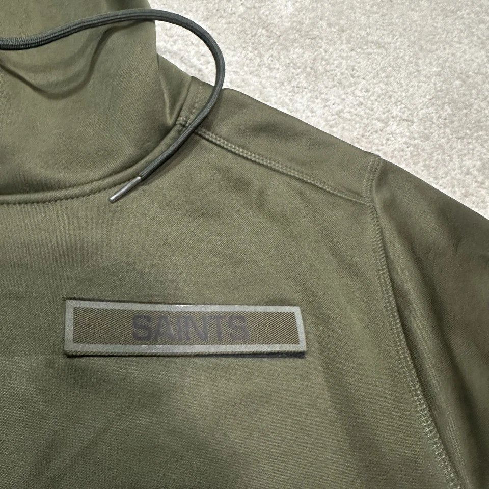New Orleans Saints Salute to Service Hoodie Sweatshirt Mens Large Green Nike - Image 4 of 4