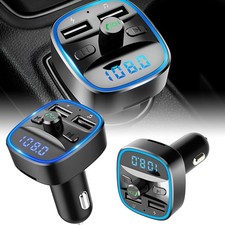 Bluetooth 5.0 Wireless Car FM Transmitter MP3 Player Radio 2 USB Charger OY