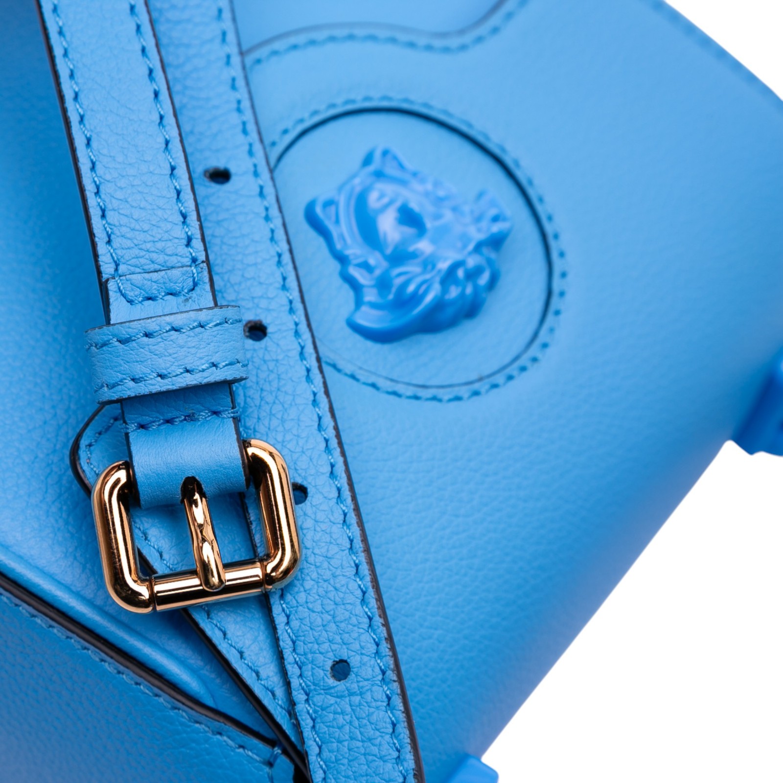 Authenticated Versace Mini Leather La Medusa Ligh… - image 9