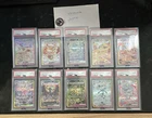 PSA 10 Terastal Festival Eevee Evolution Complete Sequential Set 10 Pokemon JP