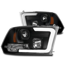 For 09-18 Ram 150010 2500 3500 Led Projector Headlights Headlamps Lamps Black For 09-18 Ram 150010 2500 3500 Led Projector Headlights Headlamps Lamps Black