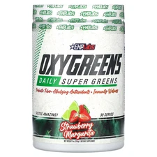 2 X EHPlabs, OxyGreens, Daily Super Greens, Strawberry Margarita , 9 oz (255 g)