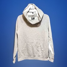 Nike Women's Essential Grey Funnel Neck Fleece Hoodie BV4116-063 Size Small