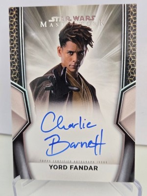 Topps Star Wars Masterwork 2025 / Auto A-CB Yord Fandar / Charlie Barnett