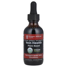 2 X Global Healing, Raw Herbal Extract, Vein Health, 2 fl oz (59.2 ml)