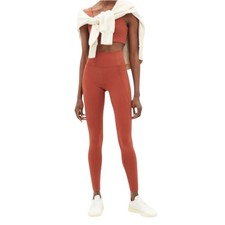 Girlfriend Collective High Rise Compressive Leggings Rust/Terracotta Small