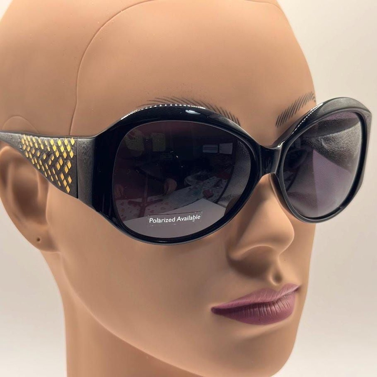 Cole Haan Vintage Polarized Black Sunglasses Women main image 2