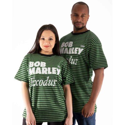 Bob Marley Exodus T-Shirt Black, Green New