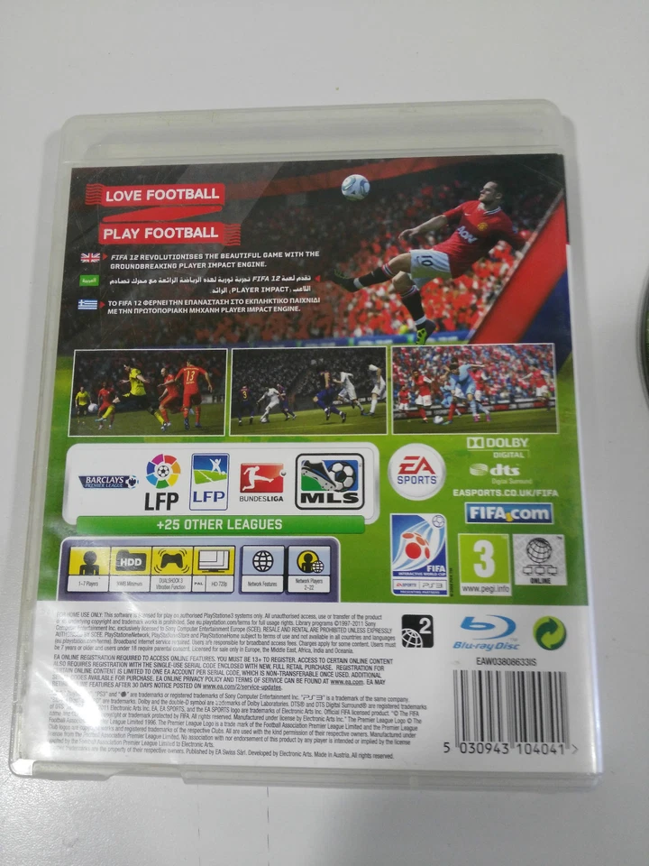 FIFA 12 PS3 Black Label Completo PAL España Rooney Wilshere, foto 3 de 3