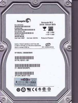 FOR DATA RECOVERY ST3250310NS pn: 9CA152-783 QR: 100460561  BAD SECTOR 6203