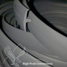 MID GREY SINGLE LIPPED T TRIM EDGING FOR 15MM FURNITURE BOARD - 10 METRES