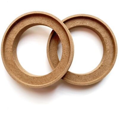 4.5'' MDF Car Speaker Spacer Mounting Recessed Ring For Dynaudio 372 Mid Speakeer