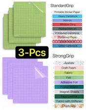 Nicapa Cutting Mat for Silhouette Cameo Vinyl Crafting Variety Adhesive Grid 12"