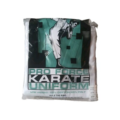 #ad Pro Force Karate Uniform Size 2 Stock #26721 55% Cotton 45% $57.82