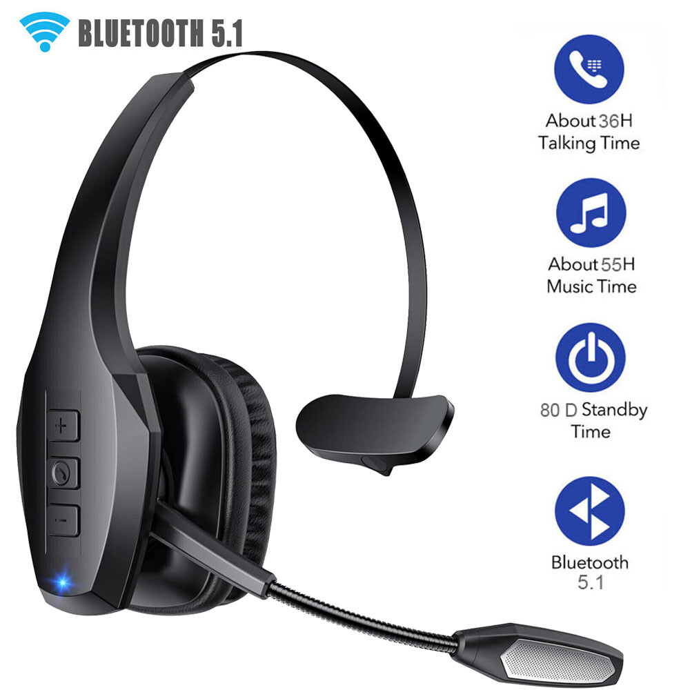 Noise Cancelling Bluetooth Headset Wireless Headphone for Trucker Truck Driver-image