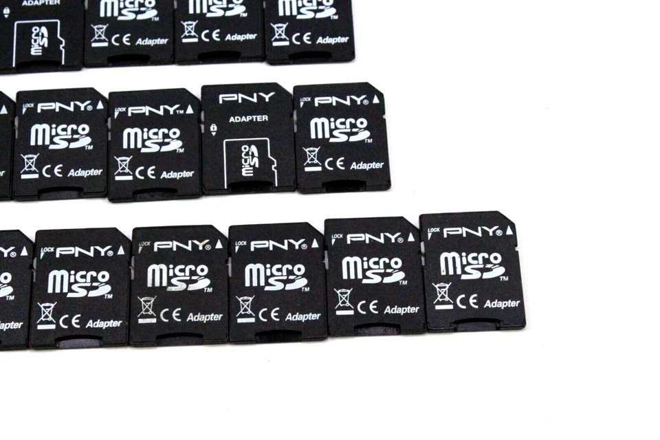 Lote de 19 adaptadores PNY Micro SD microSD a SD SDHC SDXC solamente Foto 2 de 4