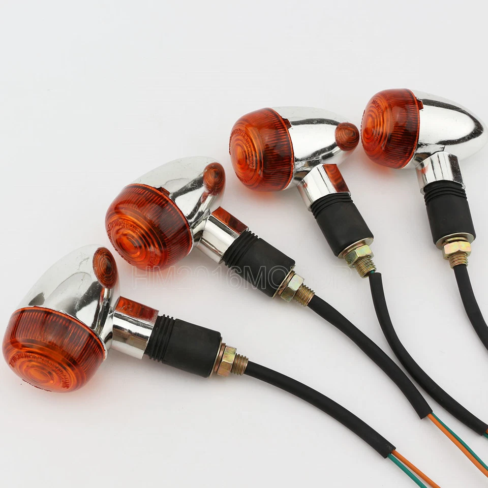 4 пластиковых мини-сигнала поворота Bullet 3 дюйма для Honda Shadow VT1100 VT500 VT750 VT800 - Изображение 3 из 4