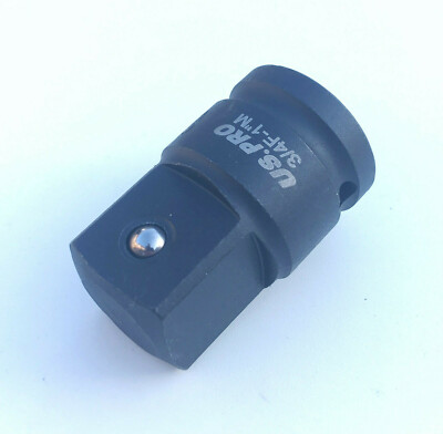 US Pro 3/4'' Buchse 1'' Dr. Stecker Druckluft Schlag Steckschlüssel Ratsche Step Up Down Adapter