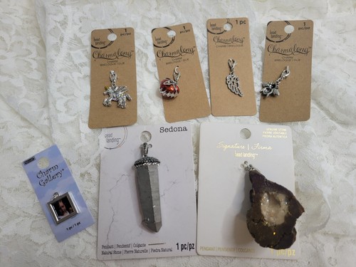 Large Box Bead Jewelry Charm Making Kit W/Tools & Storage Bin Wire Hemp Cord - Picture 15 of 18