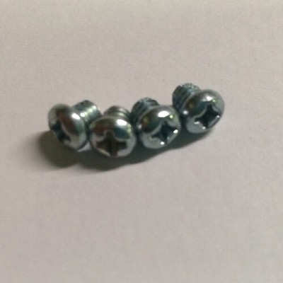 Andis Replacement Metal Blade Screws # 01053 for Master ML - FOUR PACK! - NEW 