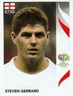 Panini Collectible Football World Cup 2006 No 105: Steven Gerrard ENG England NEW Image