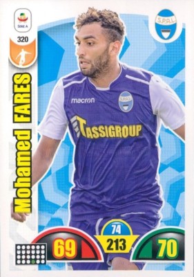 Karte Adrenalyn XL Panini Spieler 2018/19*Spal-Fares-N.320*