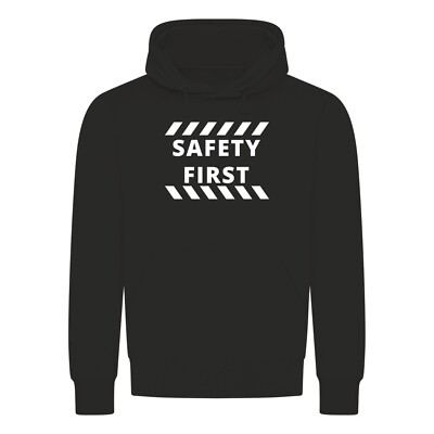 Safety First Kapuzenpullover - Sicherheit Security Warnung Risiko Handwerk