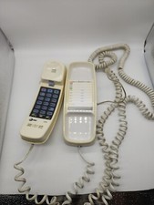 Vintage AT T Trimline 210 Push Button Beige Desk or Wall Corded Telephone